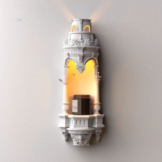 Aromatherapy Plaster Atmosphere Wall Lamp For Altar Corridor