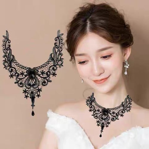 Korean Fashion Velvet Choker Necklace For Women Vintage Sexy Lace
