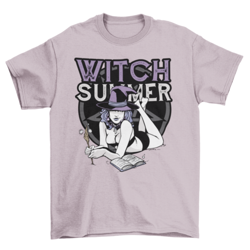 Summer witch magic spells t-shirt