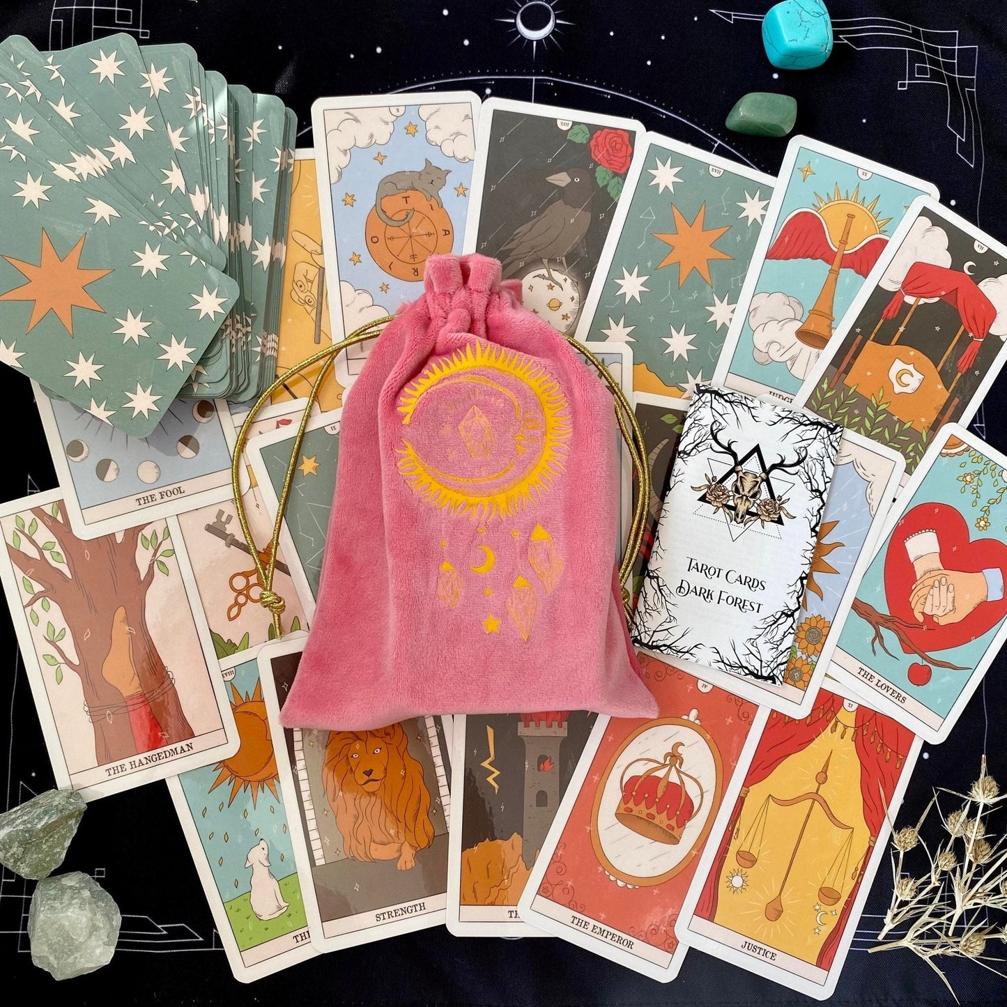 Moon Magic Tarot Cards By Enchanted Shadows Premium Deck