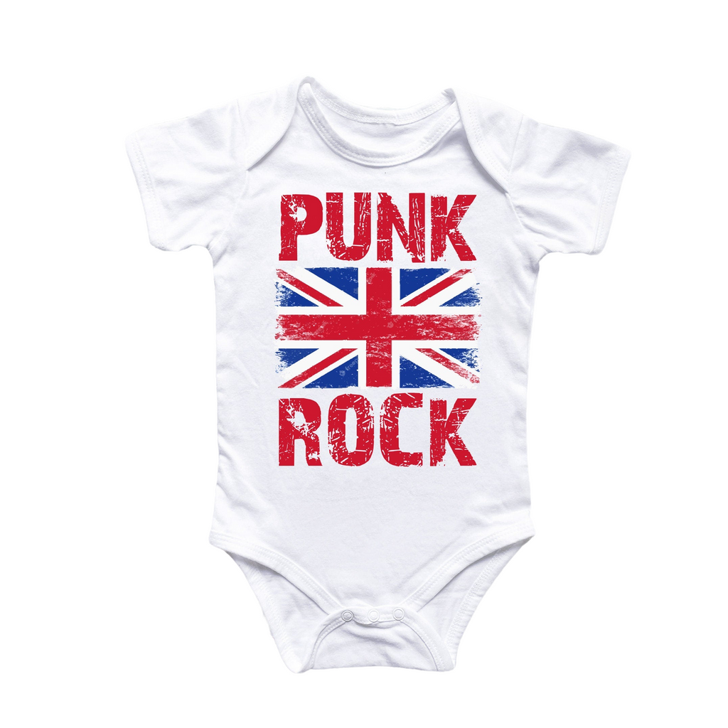 Punk Rock England - Baby Boy Girl Clothes Infant Bodysuit Funny Cute