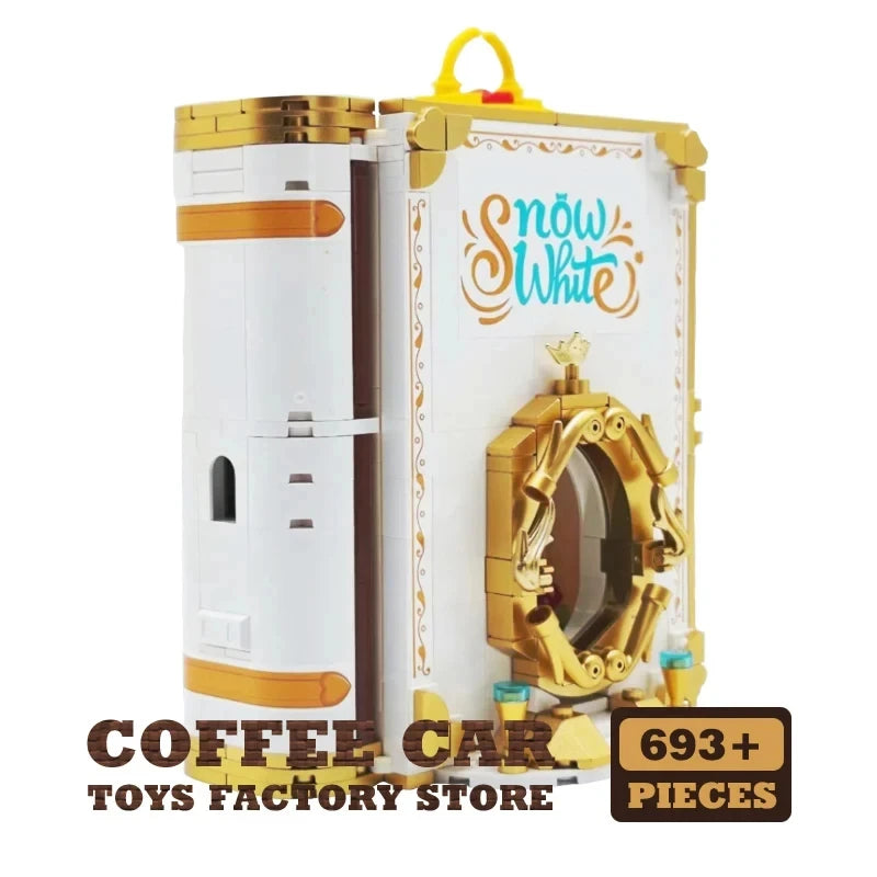 Dream Princess 3D Storybook Building Blocks Books Anime Film MOC Bricks Toys Cute Fairy TalesModel Children Girl Birthday Gifts