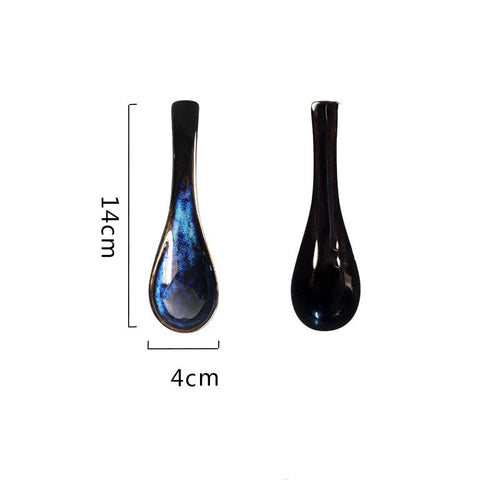 Ceramic Tableware Set Supporting Dishes Spoons Dinner Plates Hotel