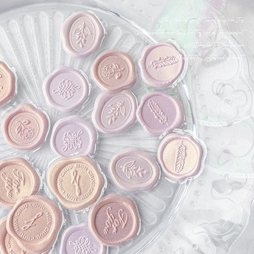 18 Pieces Vintage Wax Seal Stamp Sticker Set For Scrapbooking Journals Planners And DIY Crafts Paper Material