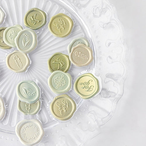 18 Pieces Vintage Wax Seal Stamp Sticker Set For Scrapbooking Journals Planners And DIY Crafts Paper Material