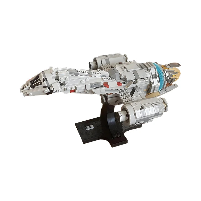 Gothic Enchanted Firefly Serenity Midi Scale Spaceship MOC 670 Brick Build Model For Fans And Collectors