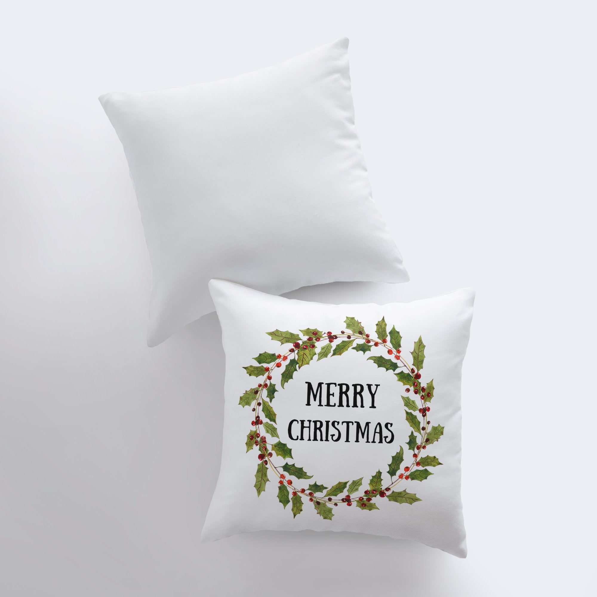 Christmas Wreath Pillow