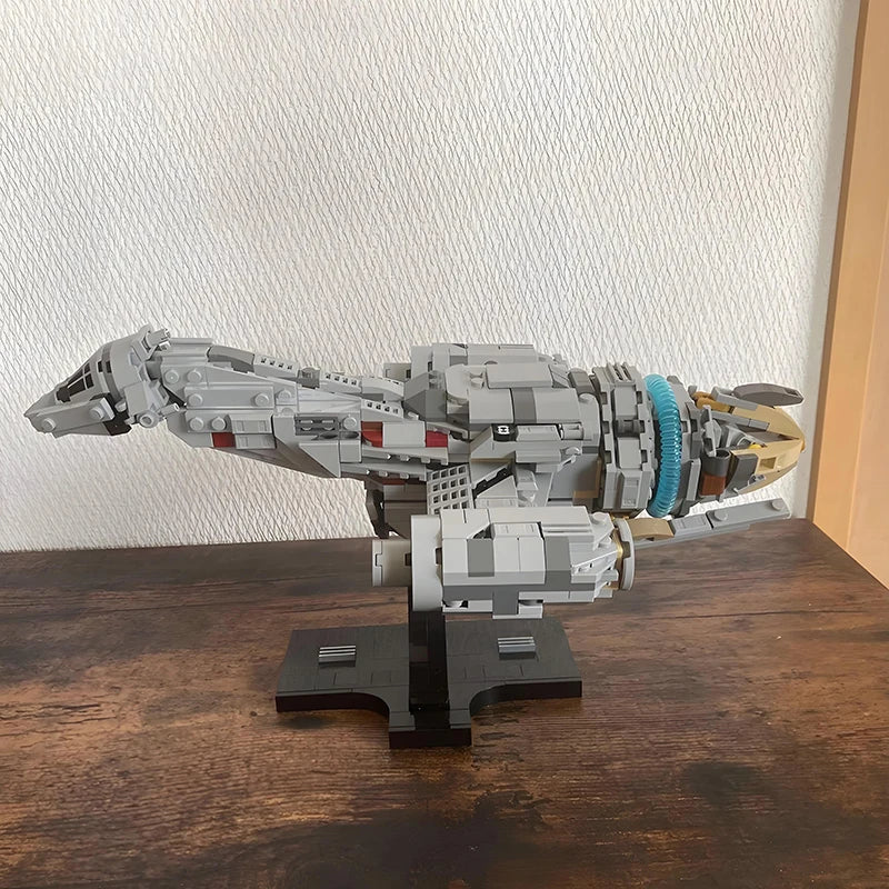 Gothic Enchanted Firefly Serenity Midi Scale Spaceship MOC 670 Brick Build Model For Fans And Collectors
