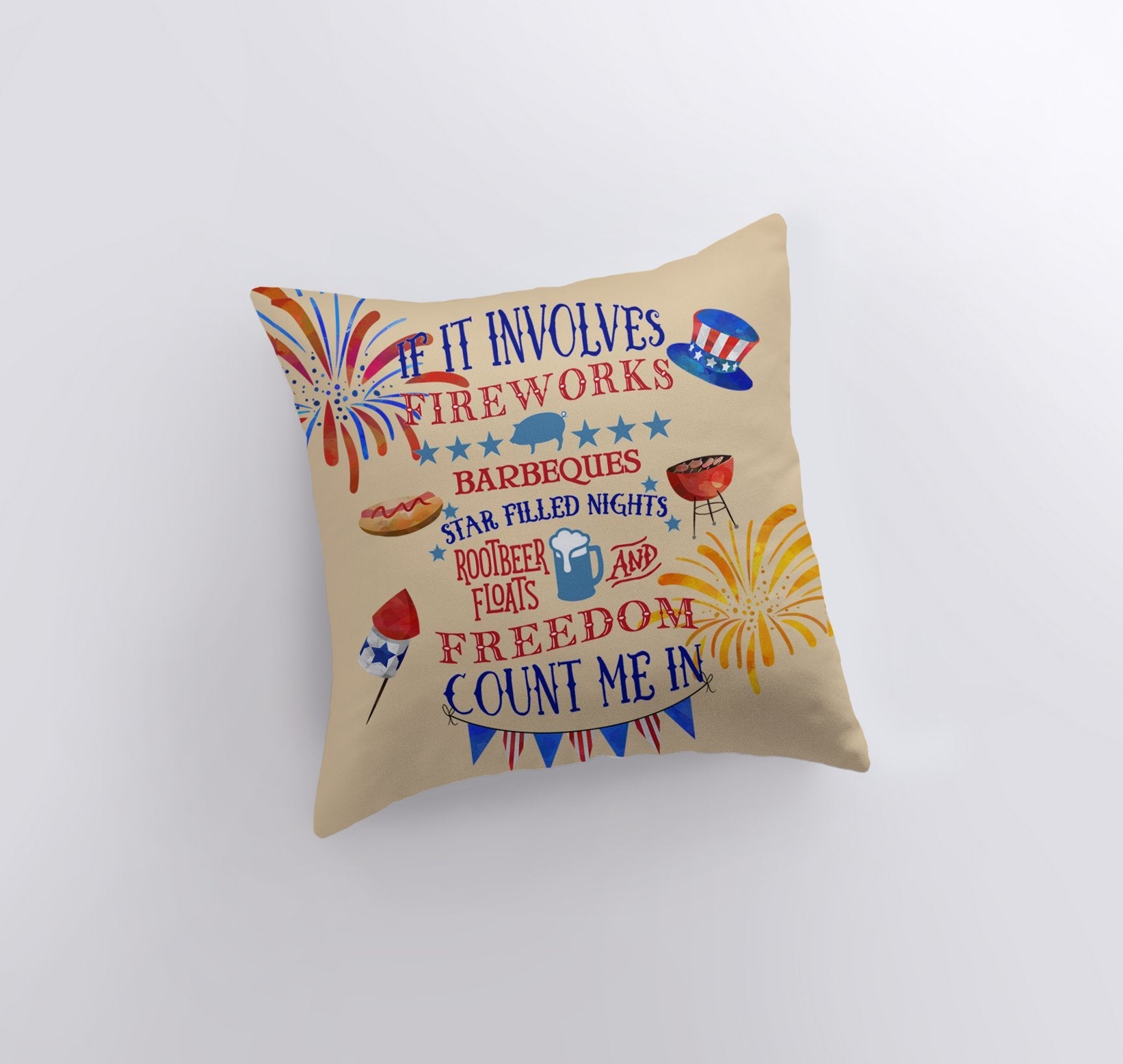 Fourth of July Pillow