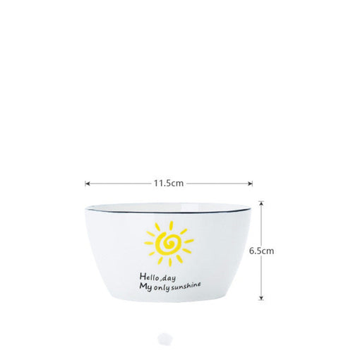 Porcelain Dinnerware Set Mystic Nordic Style Overglaze Tea Tableware Jingdezhen For Everyone