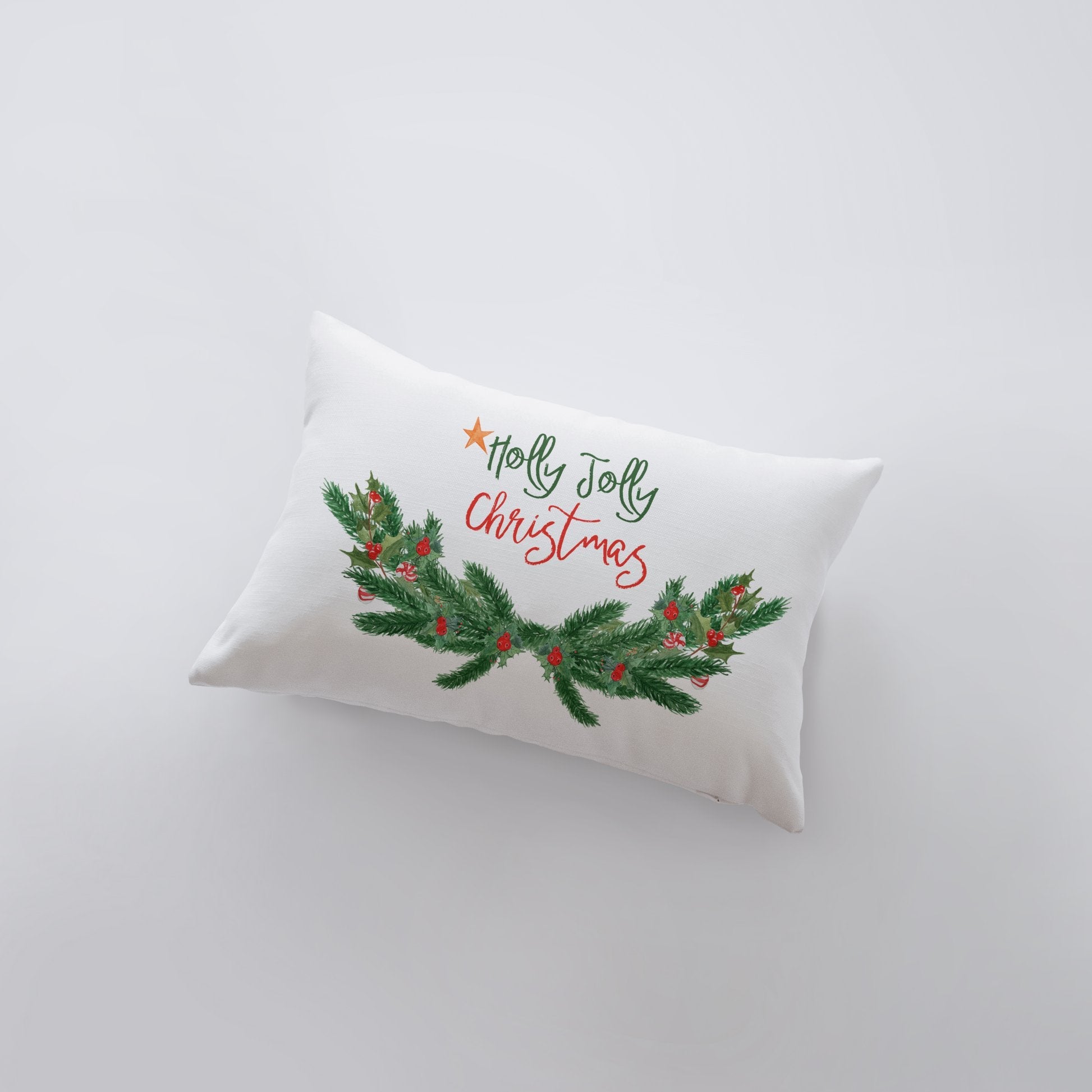 Holly Jolly Pillow