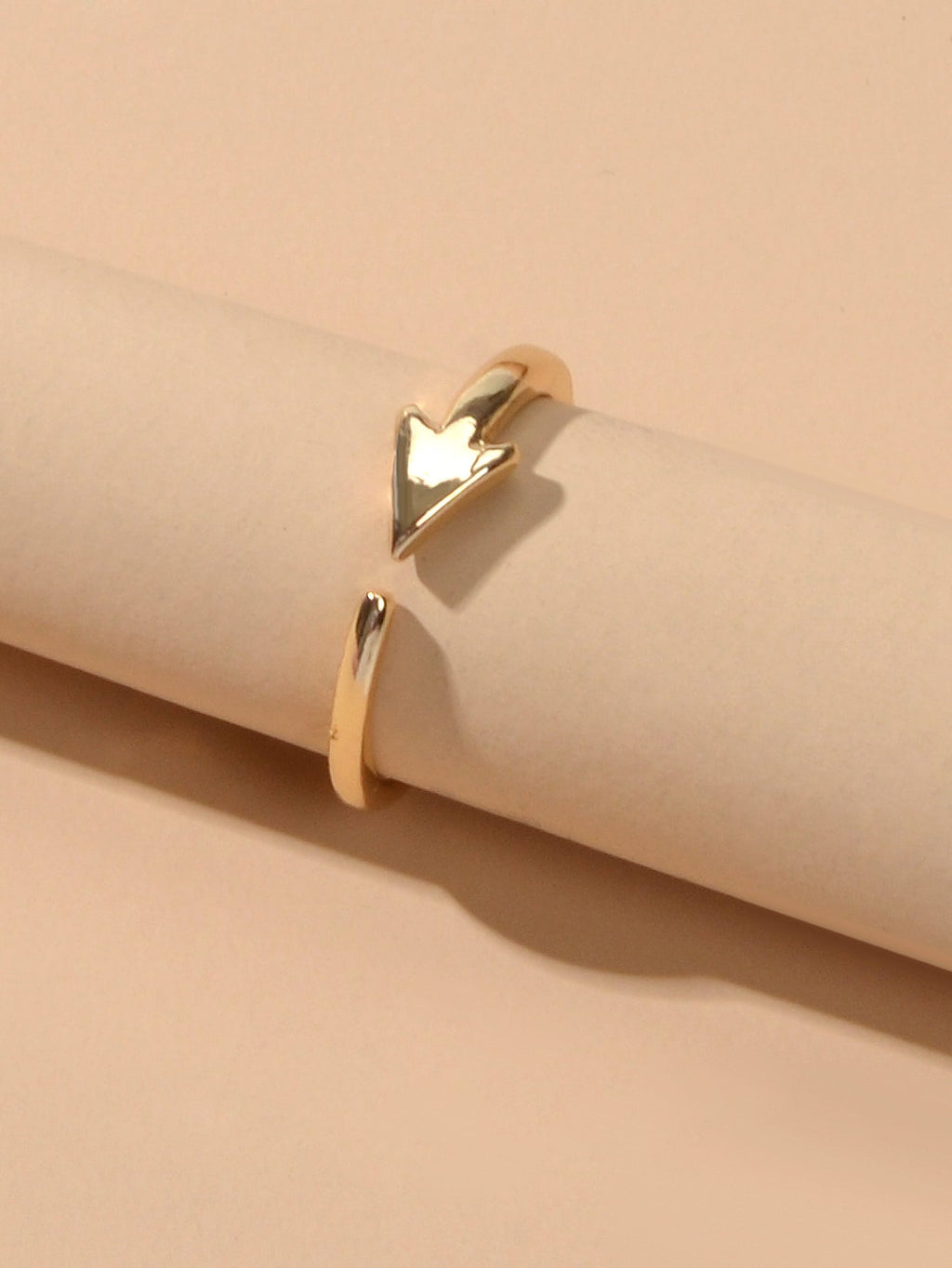 Statement Minimalist Jewellery Black Gold Silver Arrow Punk Finger