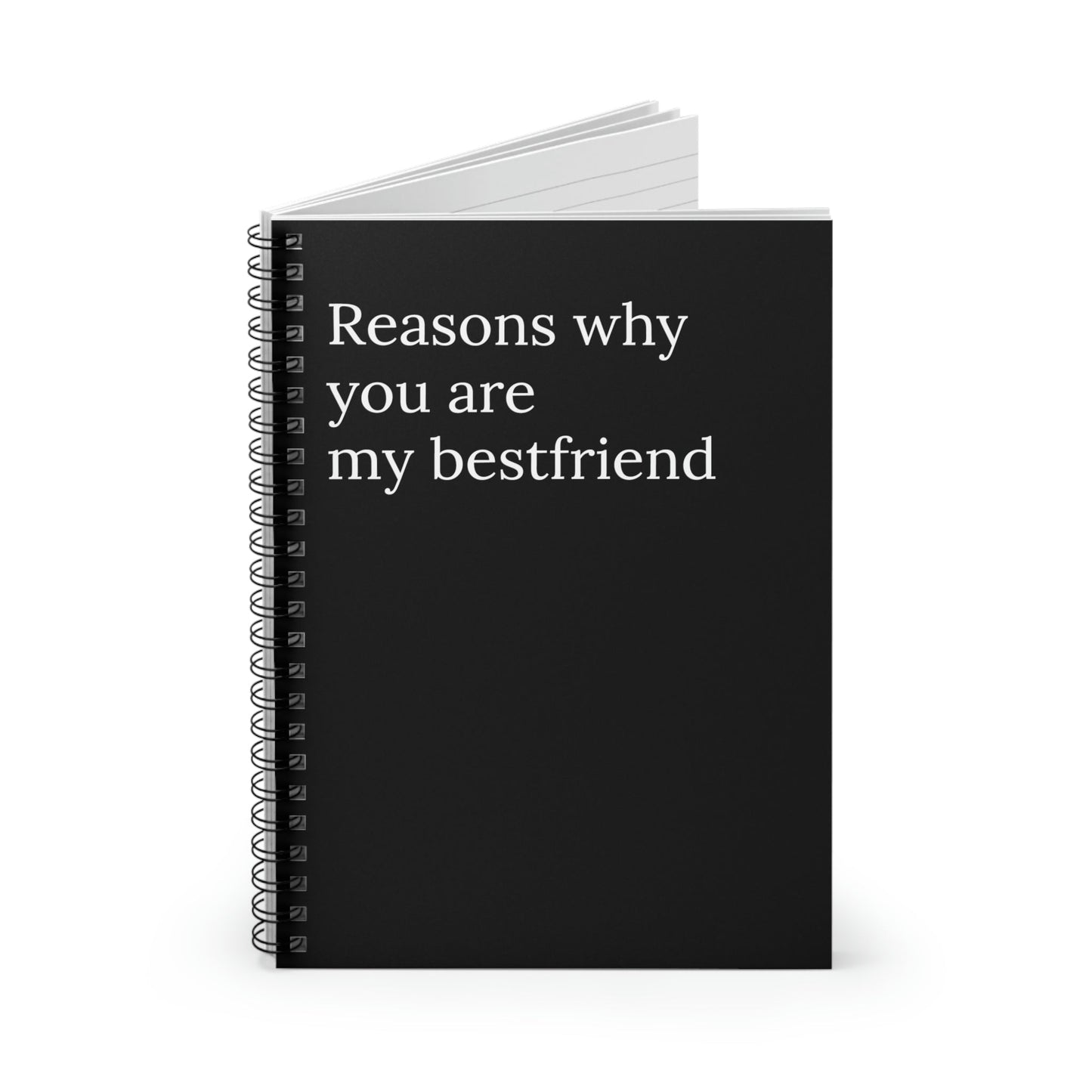 Reasons Why You Are My Best Friend Funny Notebook