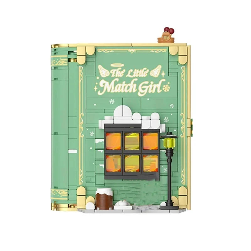 Dream Princess 3D Storybook Building Blocks Books Anime Film MOC Bricks Toys Cute Fairy TalesModel Children Girl Birthday Gifts