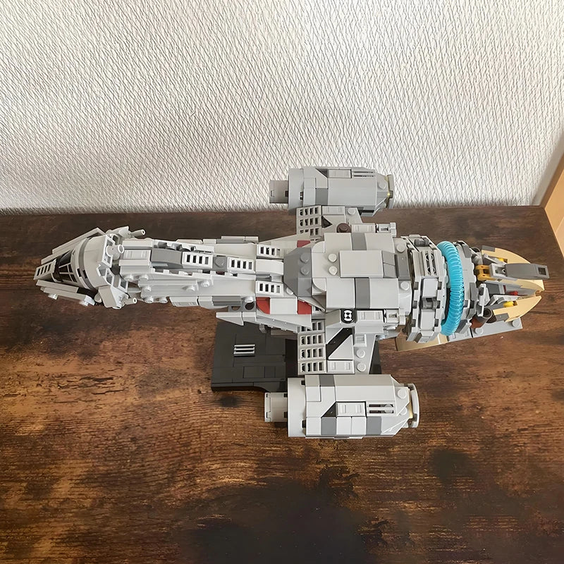 Gothic Enchanted Firefly Serenity Midi Scale Spaceship MOC 670 Brick Build Model For Fans And Collectors