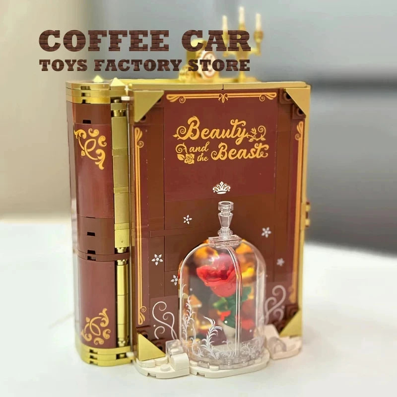 Dream Princess 3D Storybook Building Blocks Books Anime Film MOC Bricks Toys Cute Fairy TalesModel Children Girl Birthday Gifts