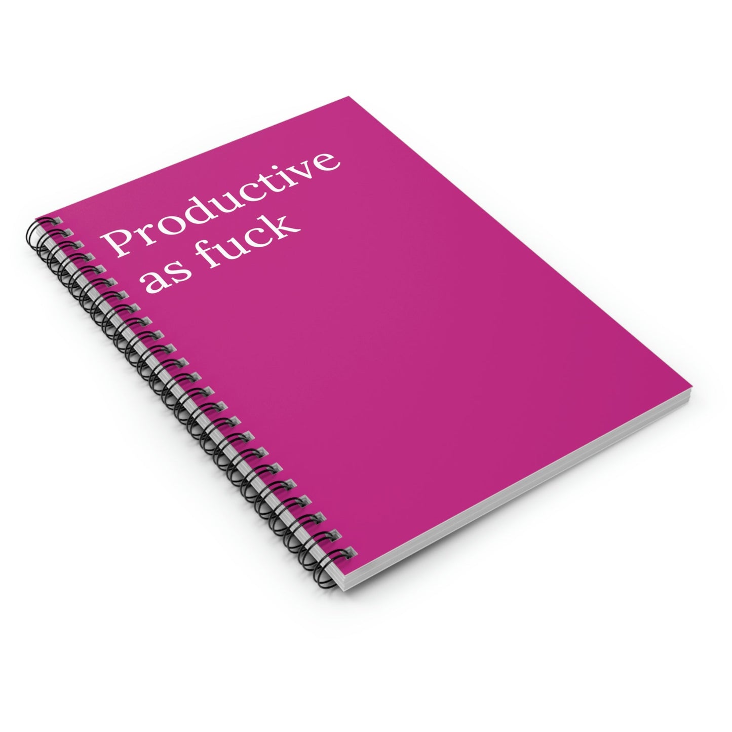 Productive As Fuck Motivational Notebook