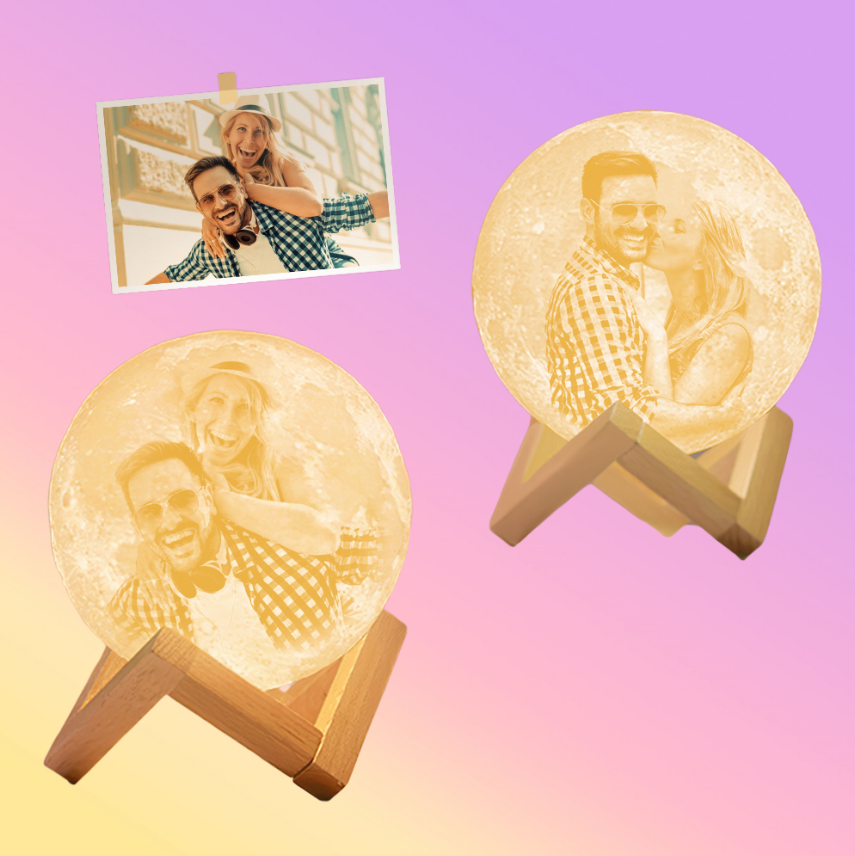 Enchanted Moon Lamp - Custom Photo Luna Light