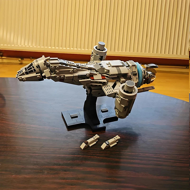 Gothic Enchanted Firefly Serenity Midi Scale Spaceship MOC 670 Brick Build Model For Fans And Collectors