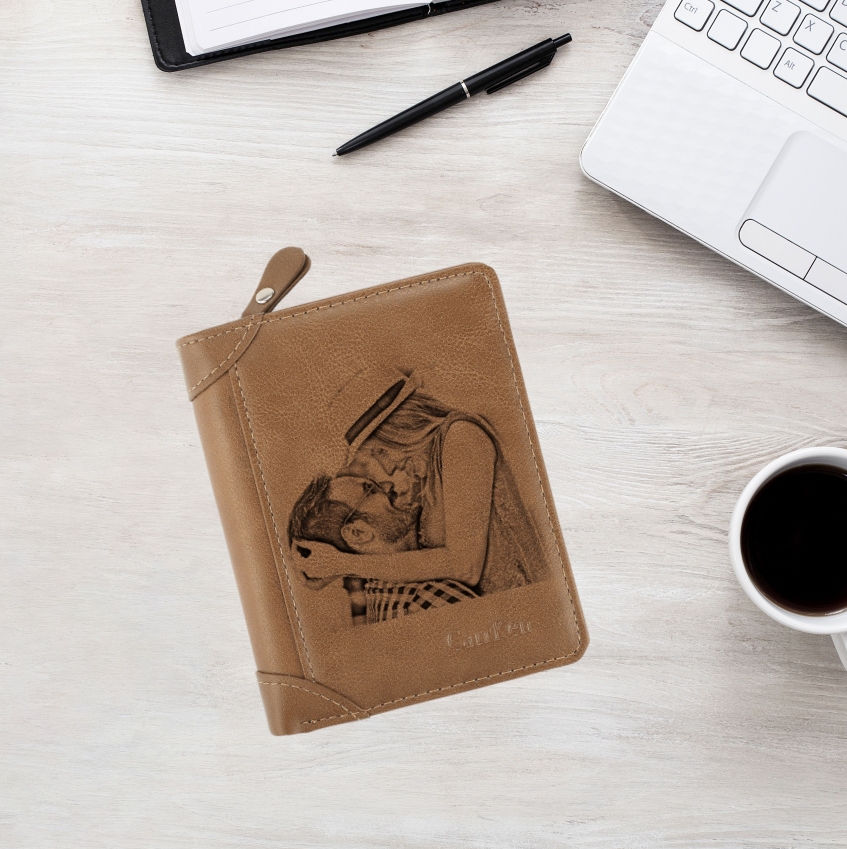 Custom PU Leather Wallet with Your Favorite Picture