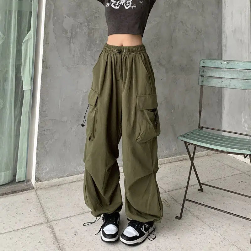 2024 Women Casual Joggers Tech Pants Solid Low Waist Drawstring For Everyday Comfort And Easy Movement