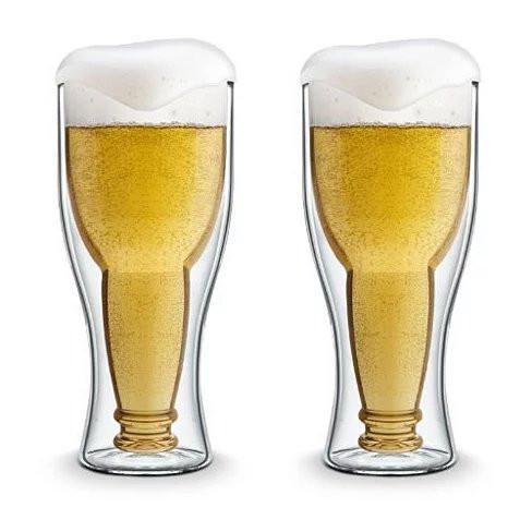 Bottoms Up Cheers And Beers Bottle In Cup Insulated Beer Cup Keeps Beer Cold For Hours Gift For Beer Lovers