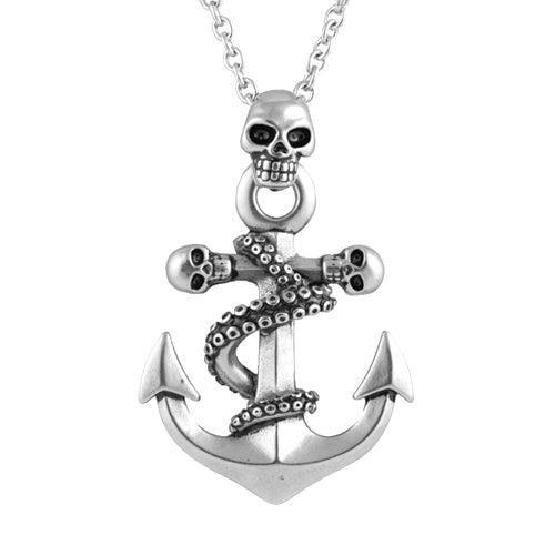 Octo-Skull Anchor Necklace