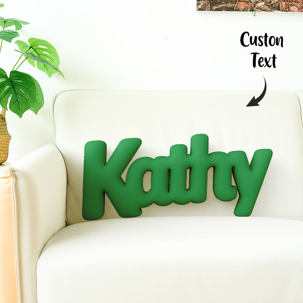 Custom Multi-Letter Pillow 2–5 Letters Shaped Pillow – Personalized Name Cushion Gift