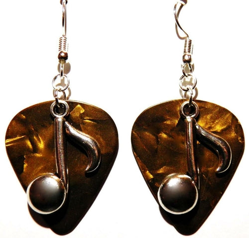 Guitar Pick Earrings For Women Handmade Colorful Dangle Music Note Jewelry Gothic Edgy Festival Ready