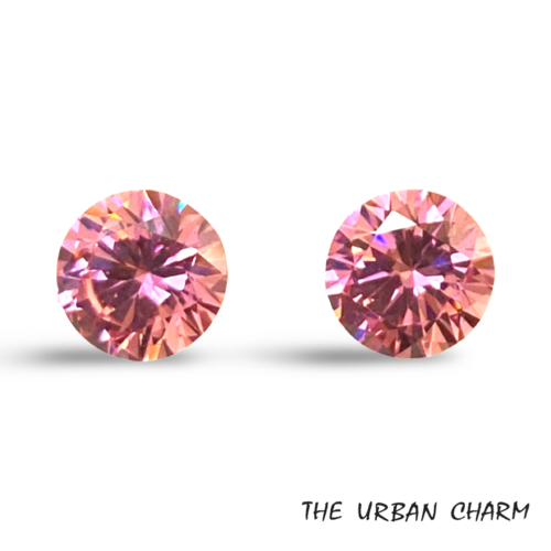 Pink Tourmaline Cubic Zirconia AAA quality Lab-grown Gemstone Loose