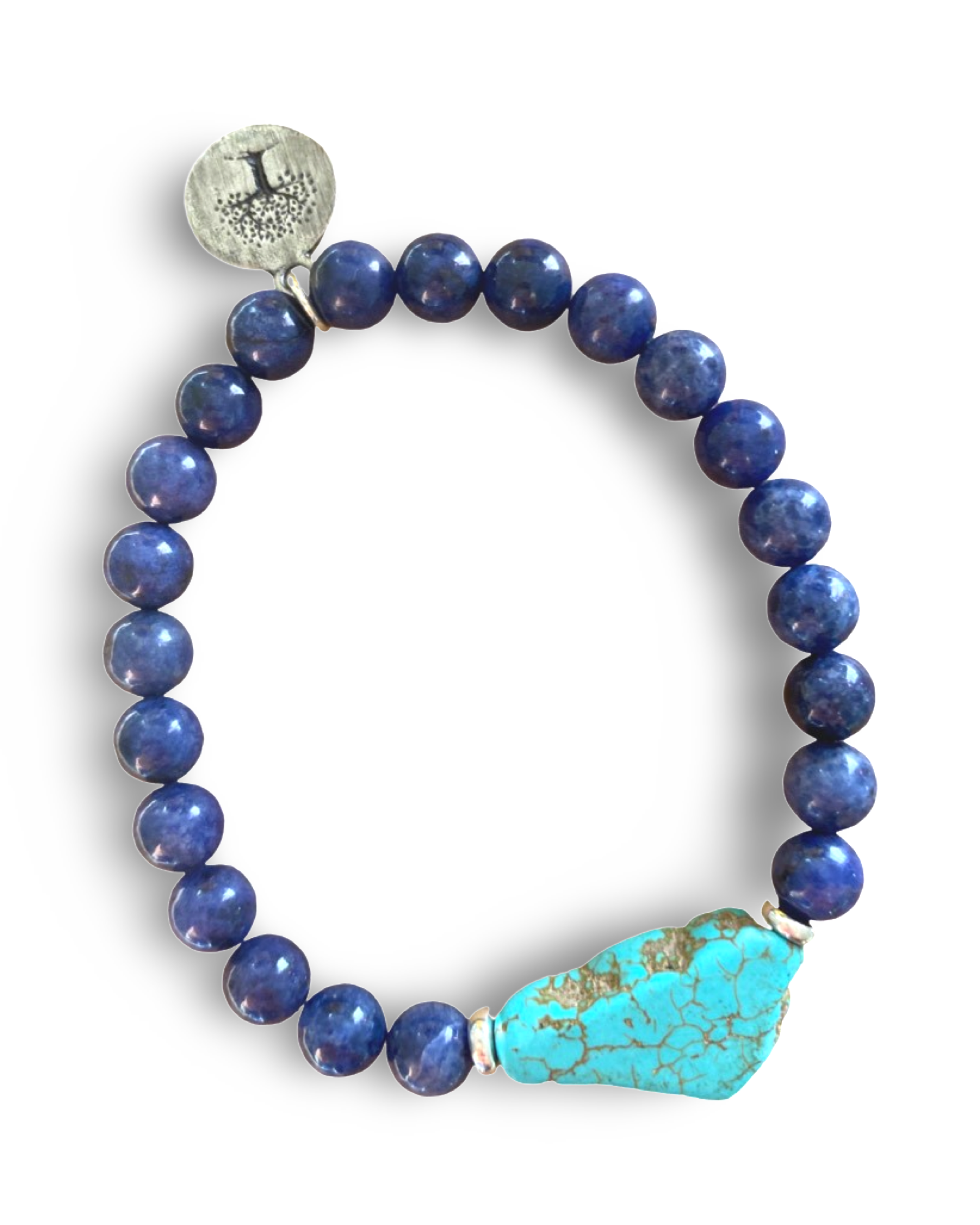 Lapis Lazuli Turquoise Protection Bracelet Enchanted Shadows