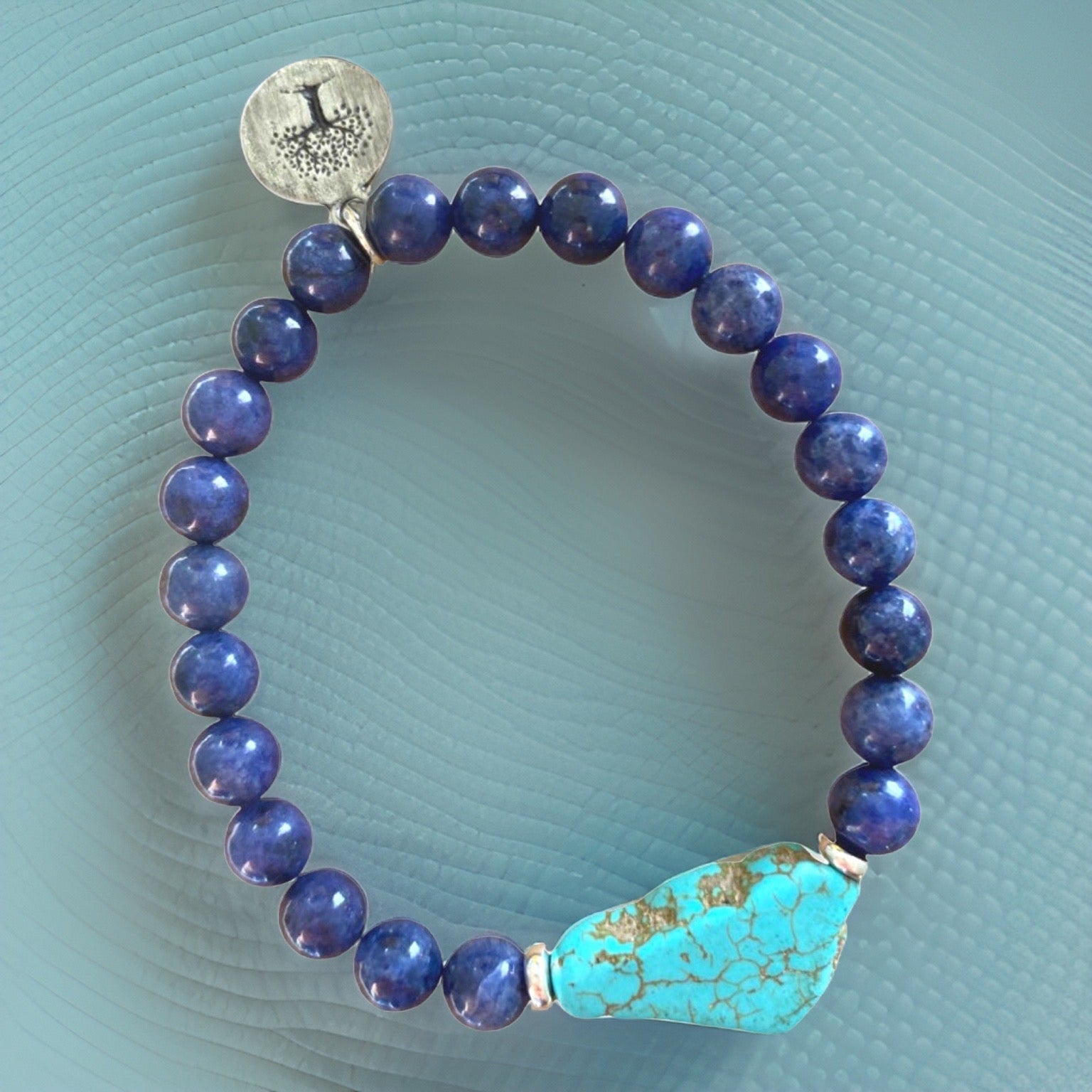 Lapis Lazuli Turquoise Protection Bracelet Enchanted Shadows
