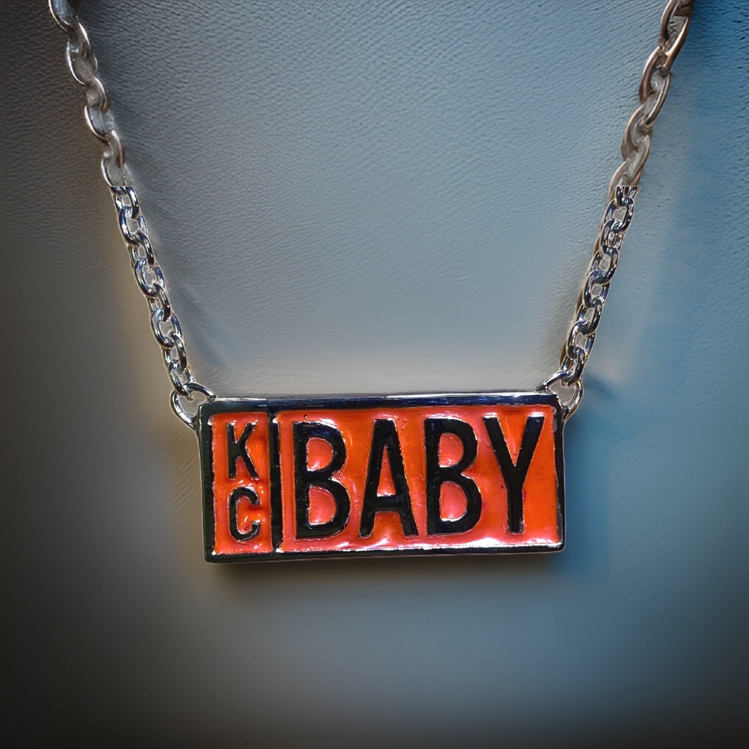 KC Baby Enamel Pendant Necklace