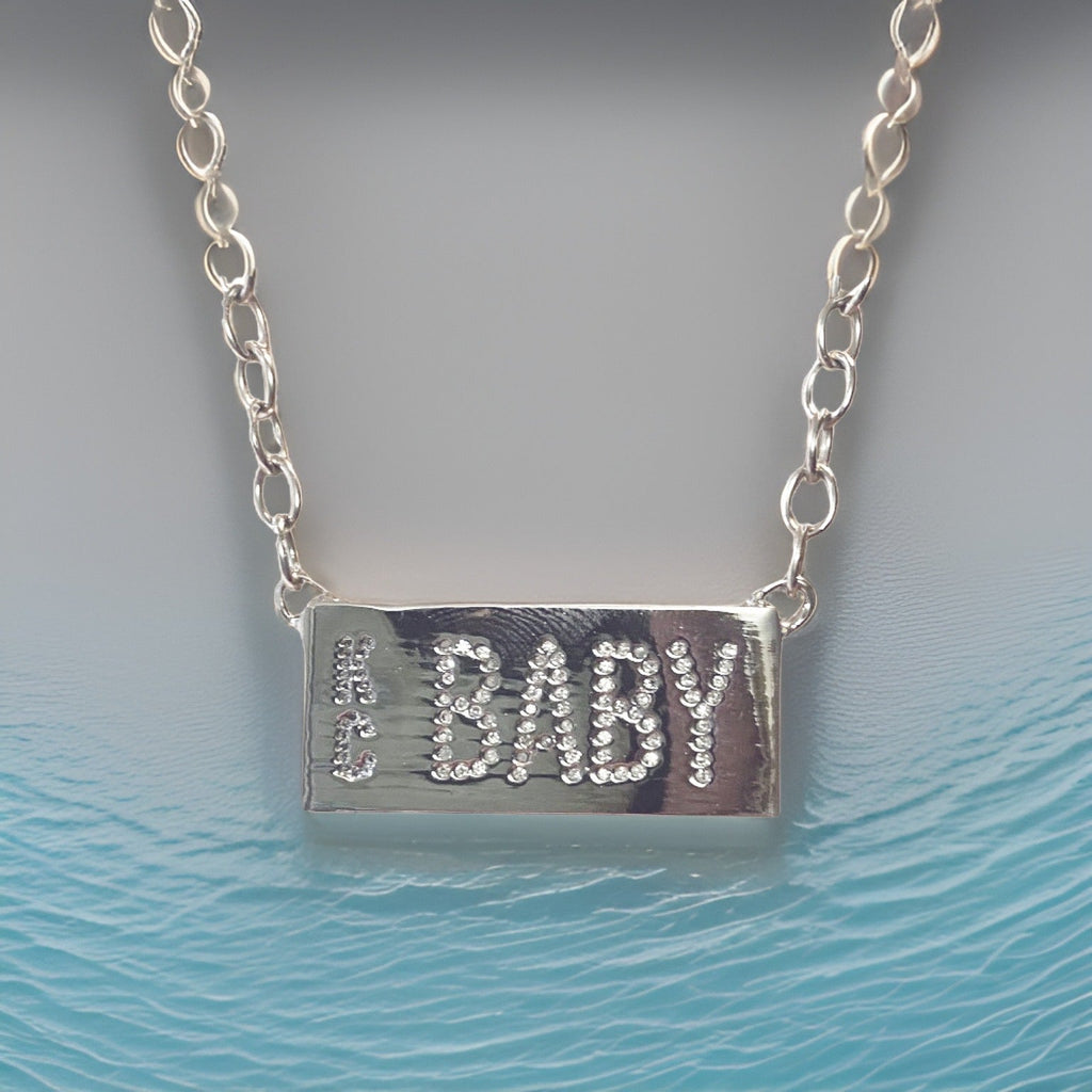 KC Baby Enamel Pendant Necklace