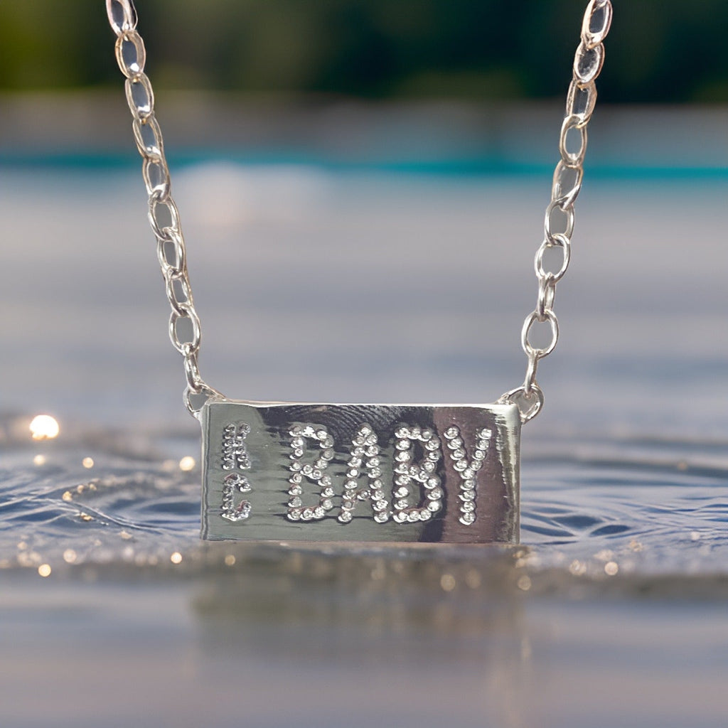KC Baby Enamel Pendant Necklace