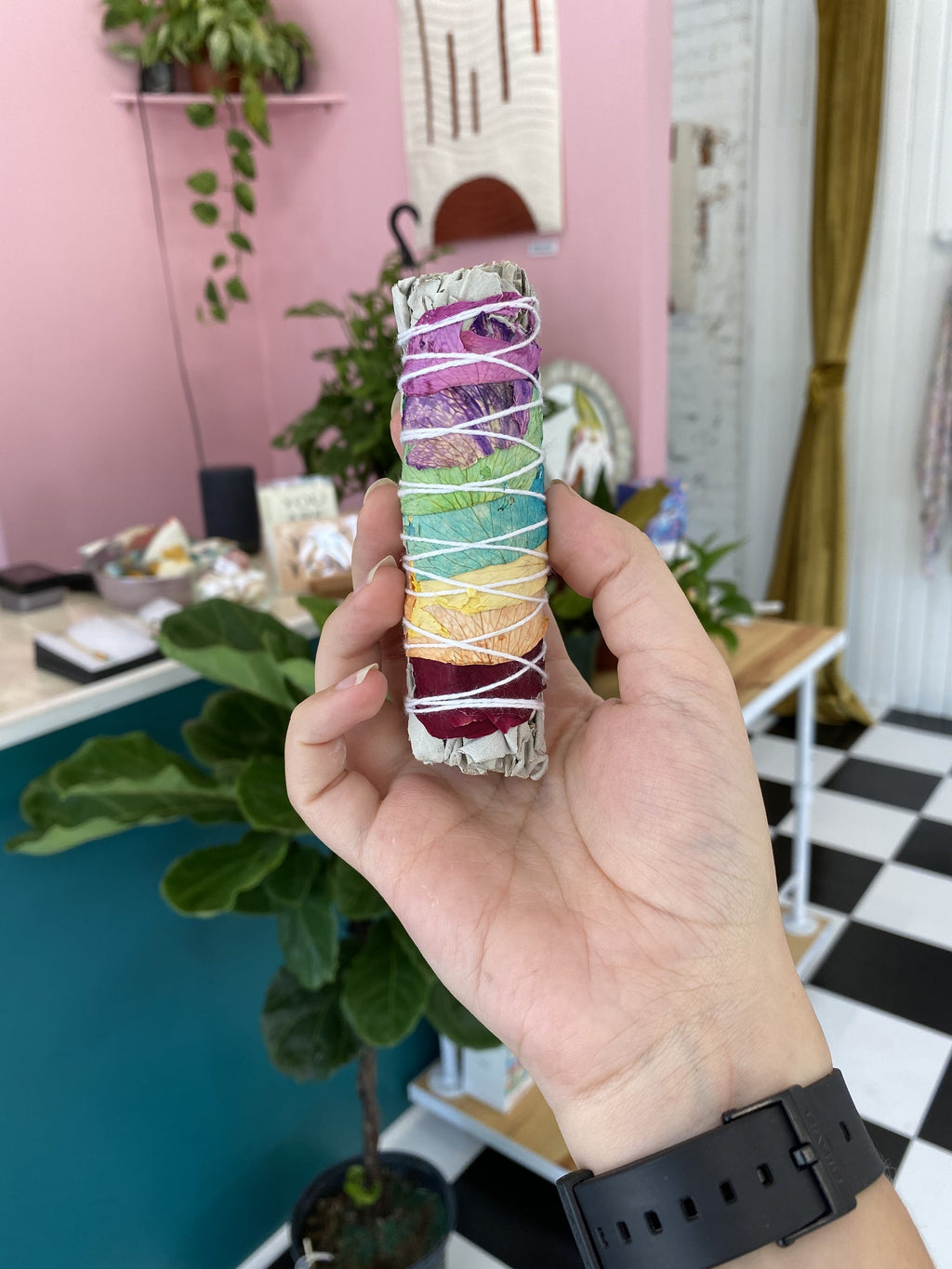 Mystic Chakra Sage Smudge Stick With Abalone Shell For Chakra Alignment And Space Energy Cleansing For Spiritual Seekers