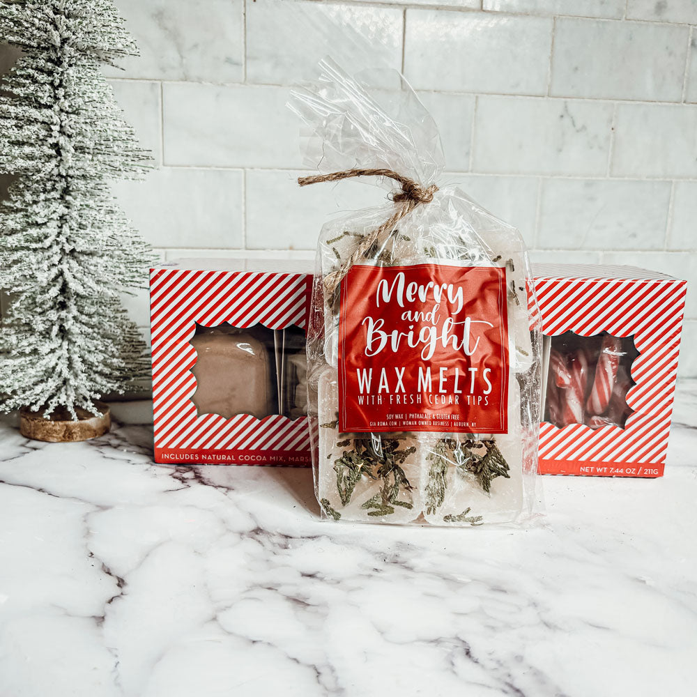 Christmas Tree XL Melts Celestial Gothic Evergreen Scent With Cedar Tips For Free Spirited Witchy Fashion Lovers