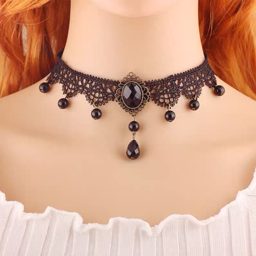 Korean Fashion Velvet Choker Necklace For Women Vintage Sexy Lace