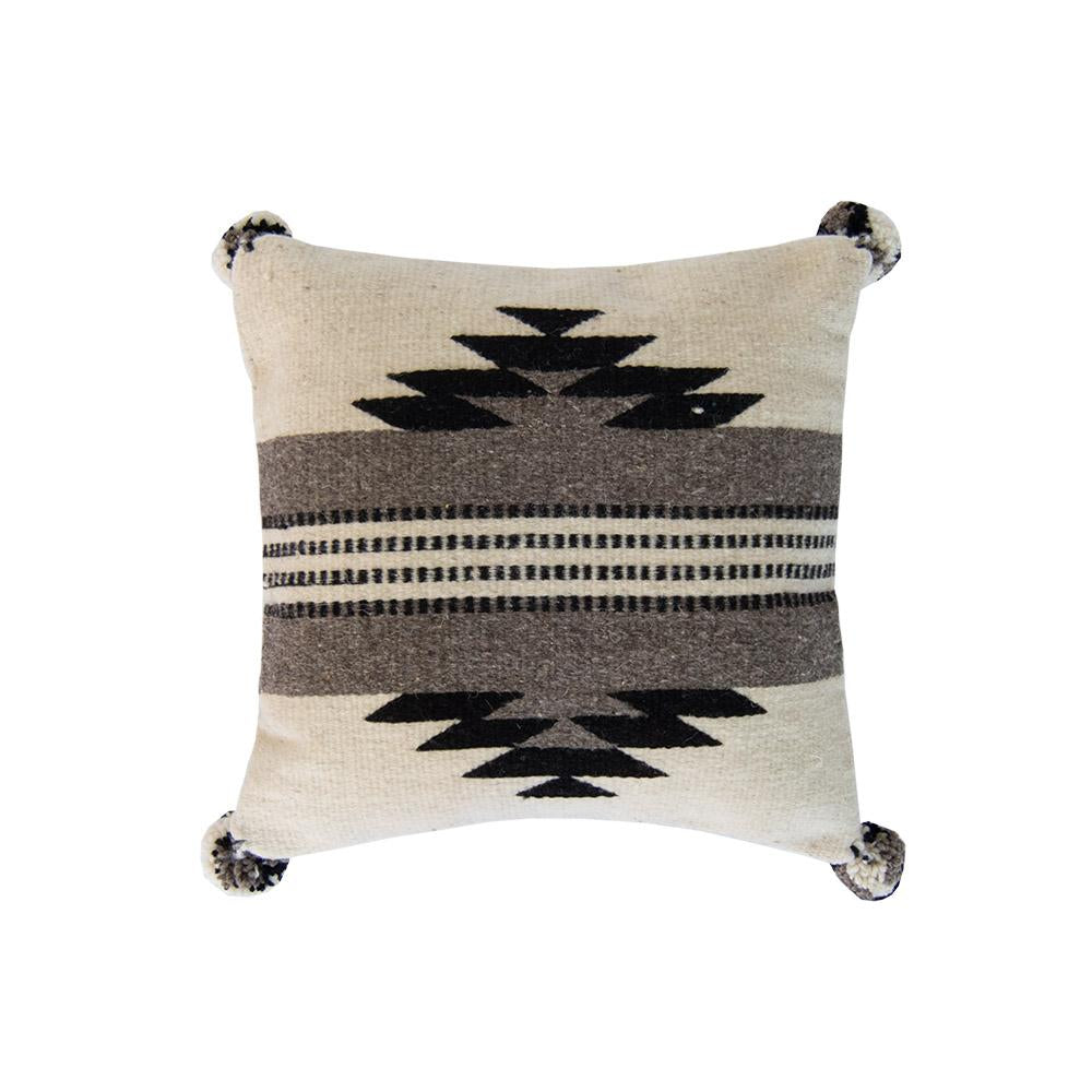 Telayú Gray Diamond Accent Pillow