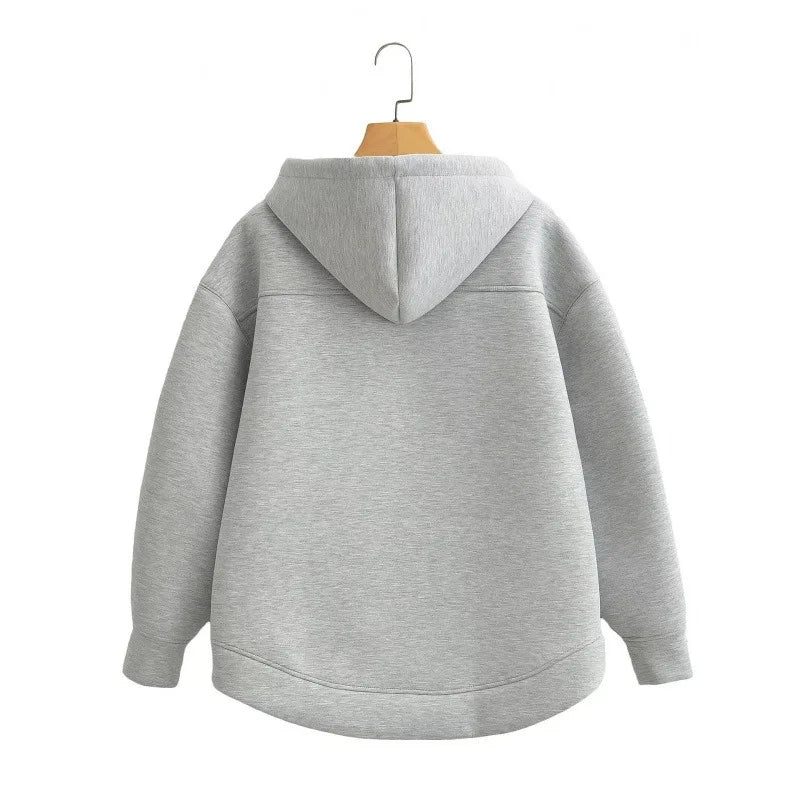 Women Autumn Hooded Sweatshirt Woman Long Sleeve