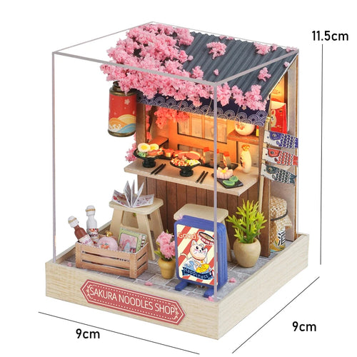 DIY Book Nook Kit Miniature Booknook Wooden Doll House 3D Puzzle