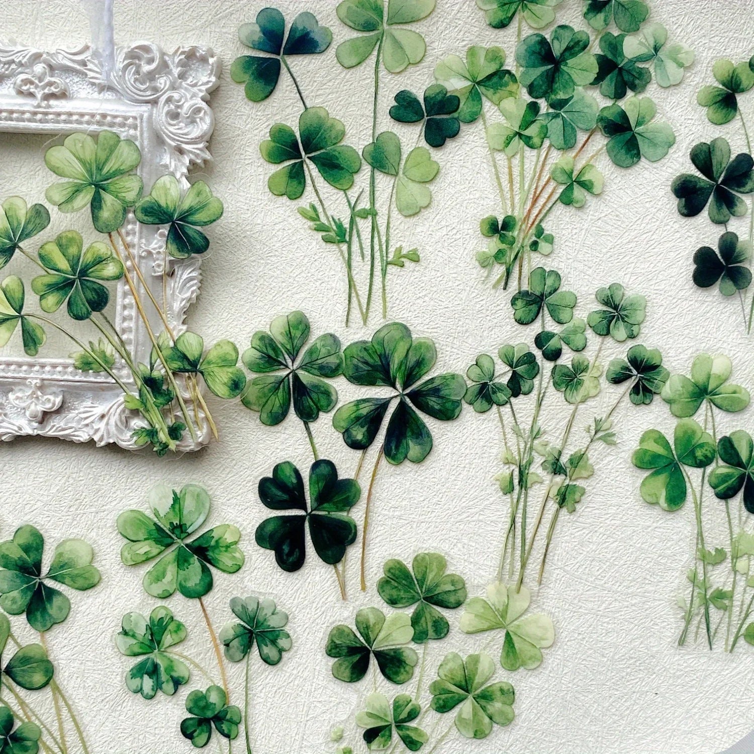 20 Pcs Plant Leaves Stickers for Notebooks and Journals Decorative Scrapbook Stickers