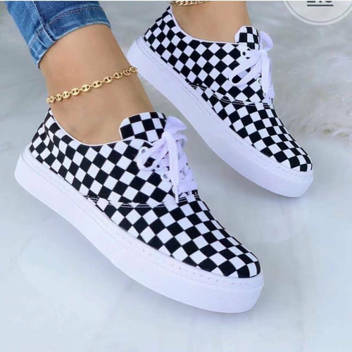 2022 Fashion Graffiti Women Sneakers Trainers Shoes Casual Streetwear Everyday Comfort