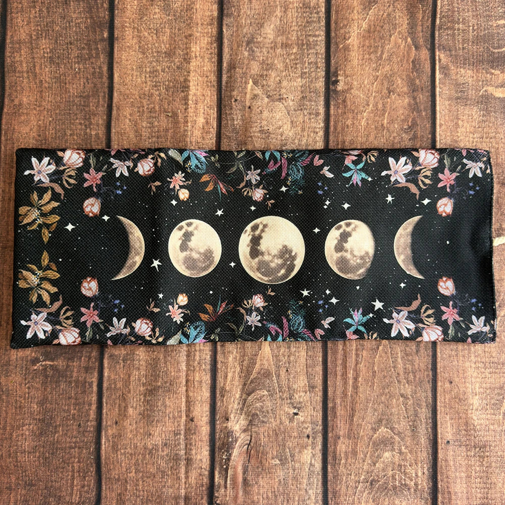 Lunar Phase Tarot Card Storage Pouch Enchanted Shadows