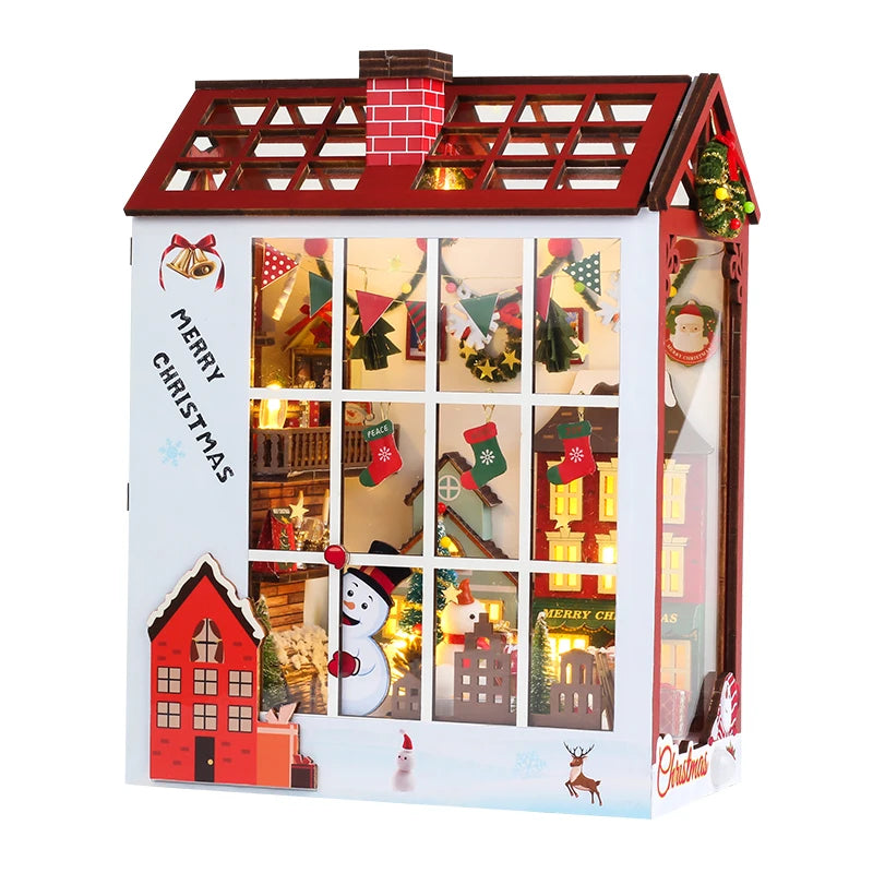 DIY Book Nook Kit Miniature Dollhouse Kit For Adult and Teens