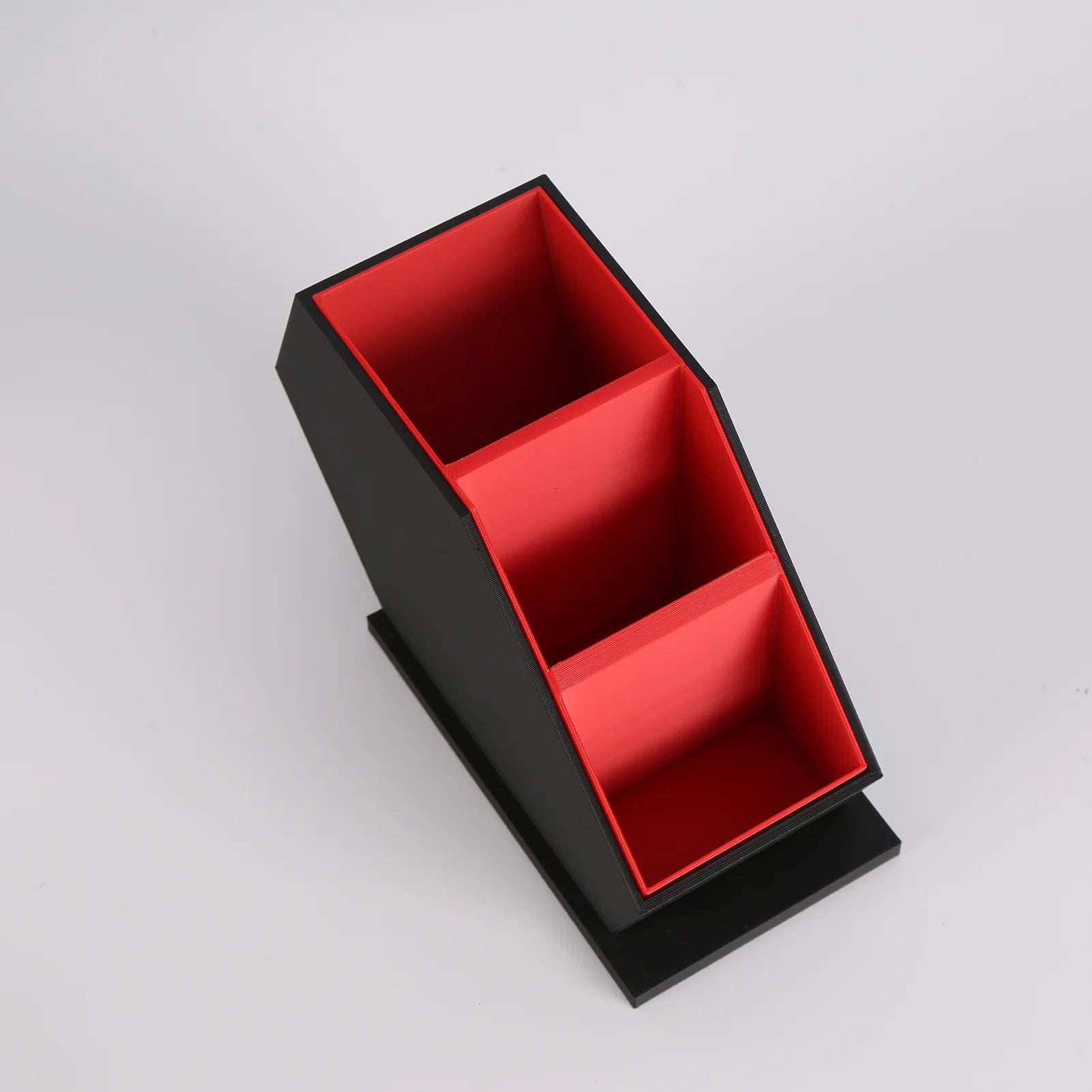 Gothic Red and Black Paintbrushes and Easel - Organizer with Open