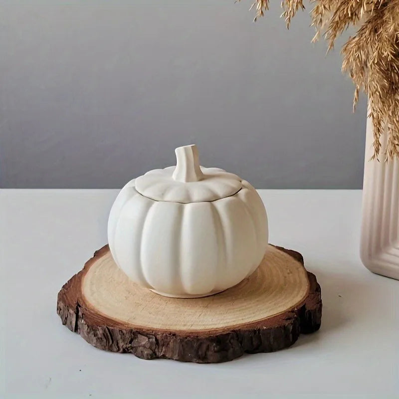 1 Set Pumpkin Candle Holder Silicone Mold for DIY Wax Container and Decorative Candles