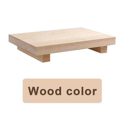 Retro Wooden Bathroom Tray Vanity Hands Soap Scented Candle Storage