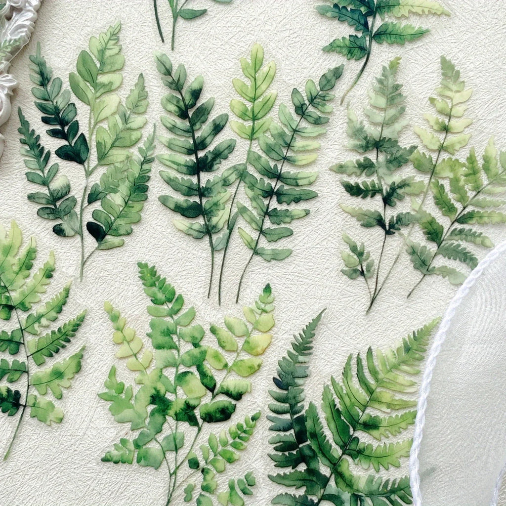 20 Pcs Plant Leaves Stickers for Notebooks and Journals Decorative Scrapbook Stickers