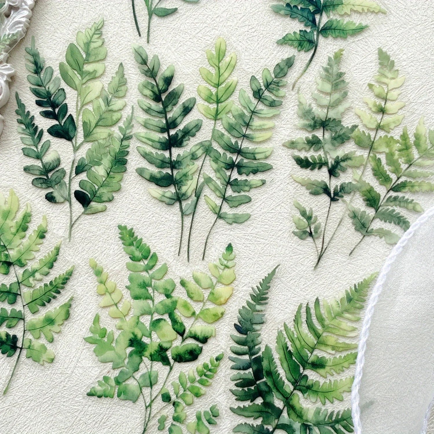 20 Pcs Plant Leaves Stickers for Notebooks and Journals Decorative Scrapbook Stickers